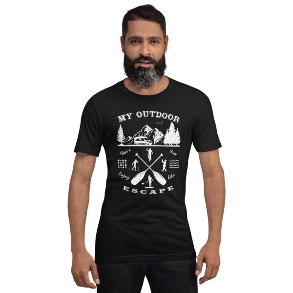 unisex staple t shirt black heather front 63aef73c93725
