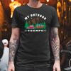 My Outdoor Escape Caper, Trailer, Hiking T-shirt