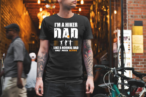 Im A Hiker Dad Black