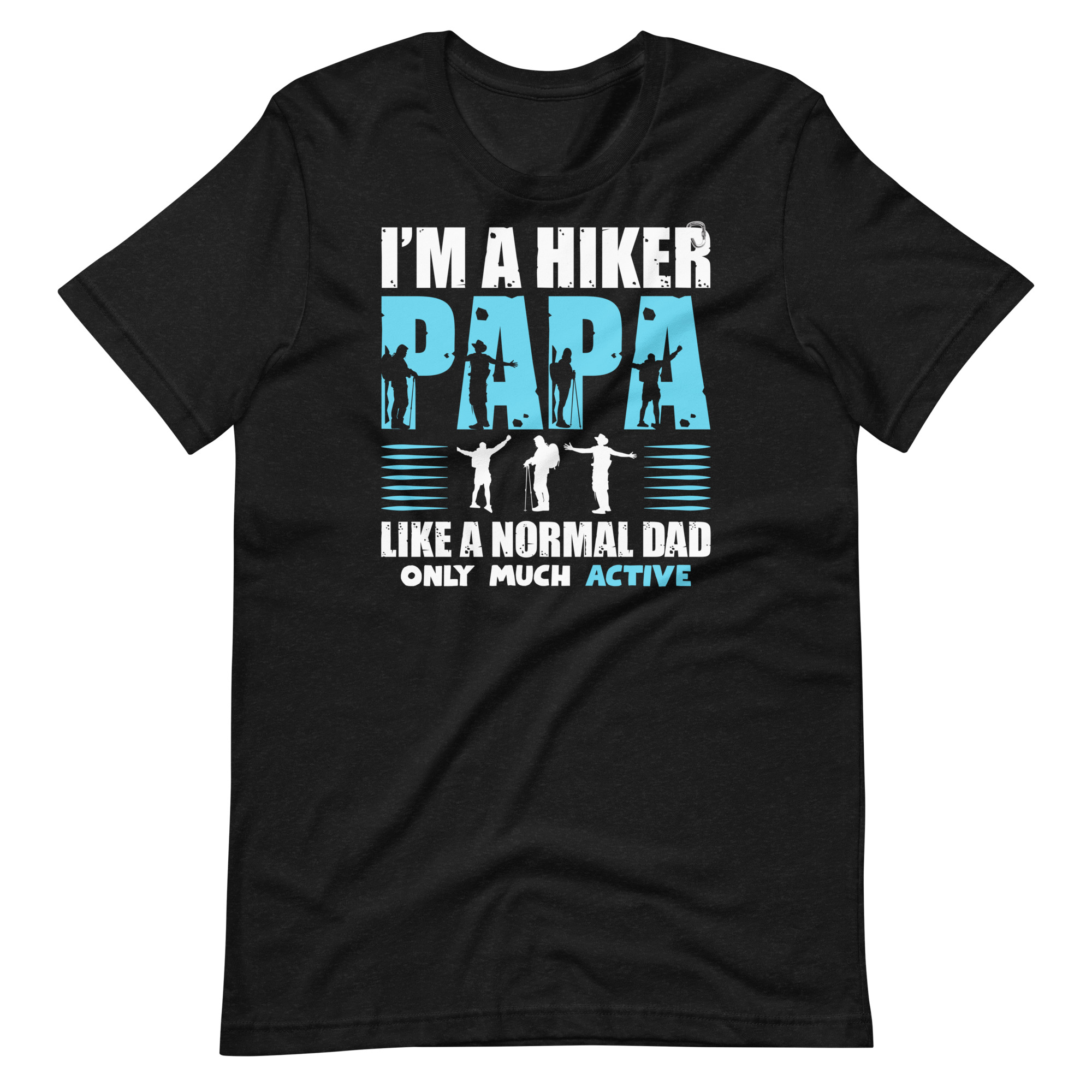 unisex staple t shirt black heather front 63c1d0001ec82